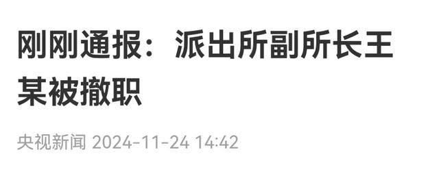 王副所长的低级错误不能原谅！