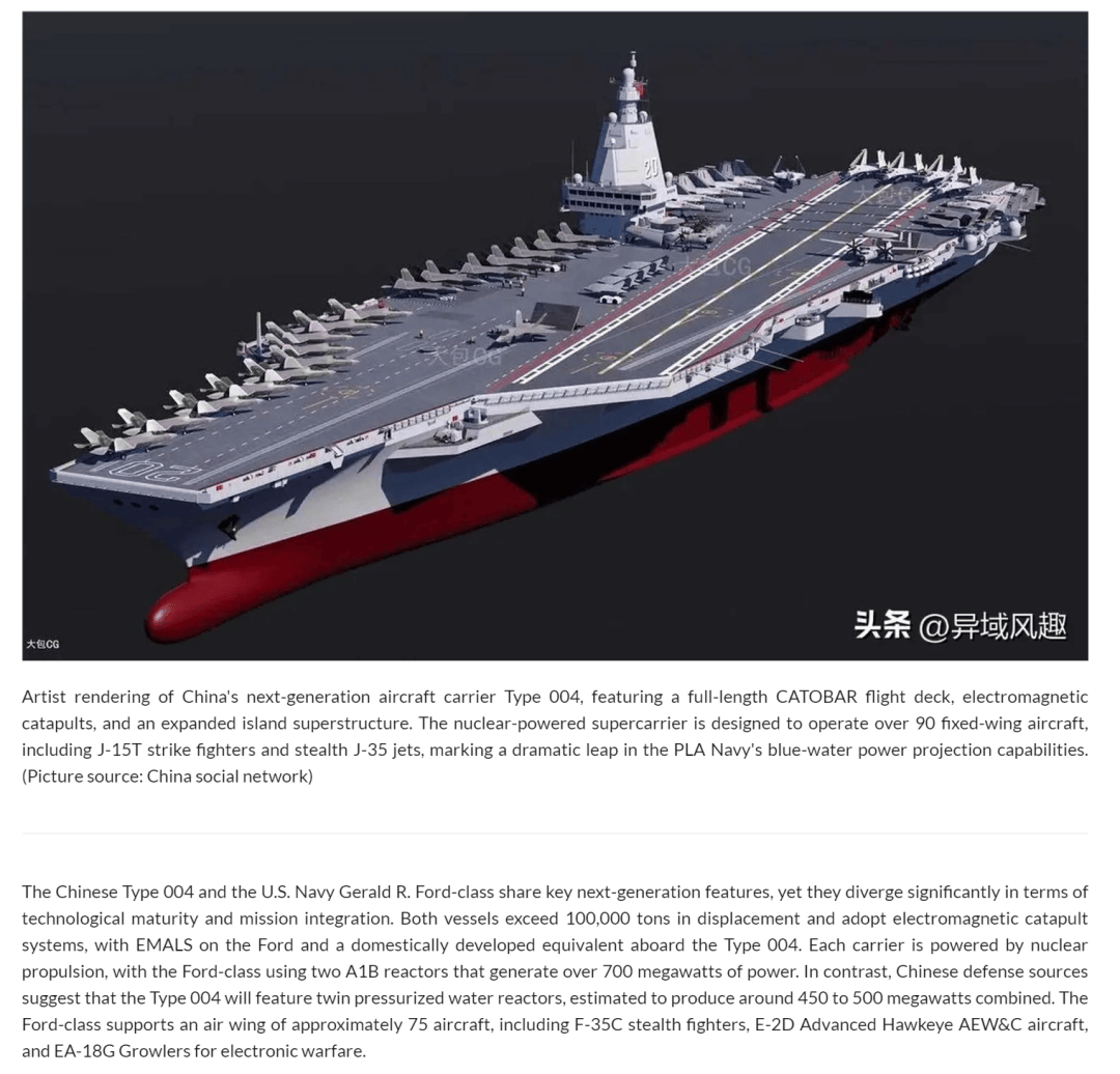 中国的第四艘航母，会是核动力航母吗？